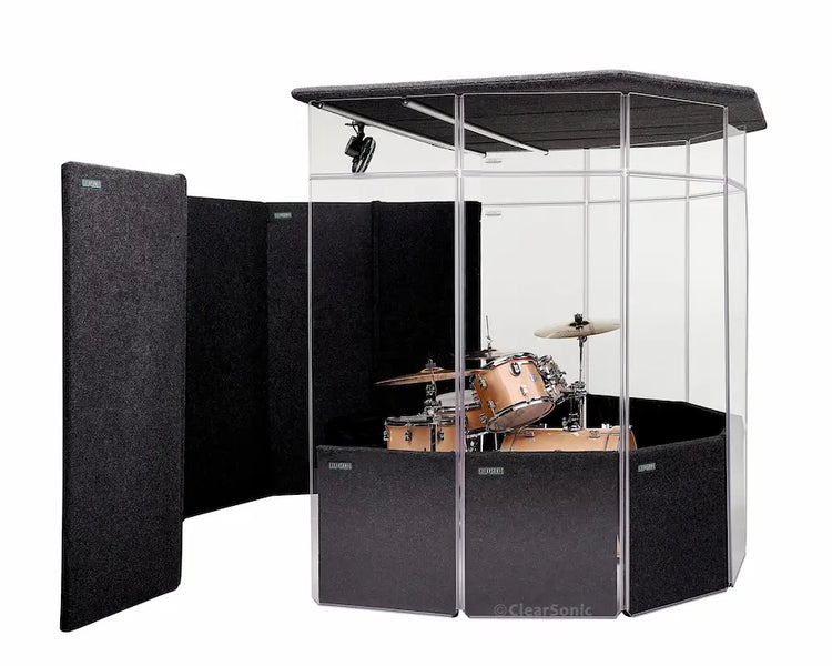 Unlock Professional Sound: ClearSonic Isolation Booths for Recording Studios, Church Bands, and Drummers