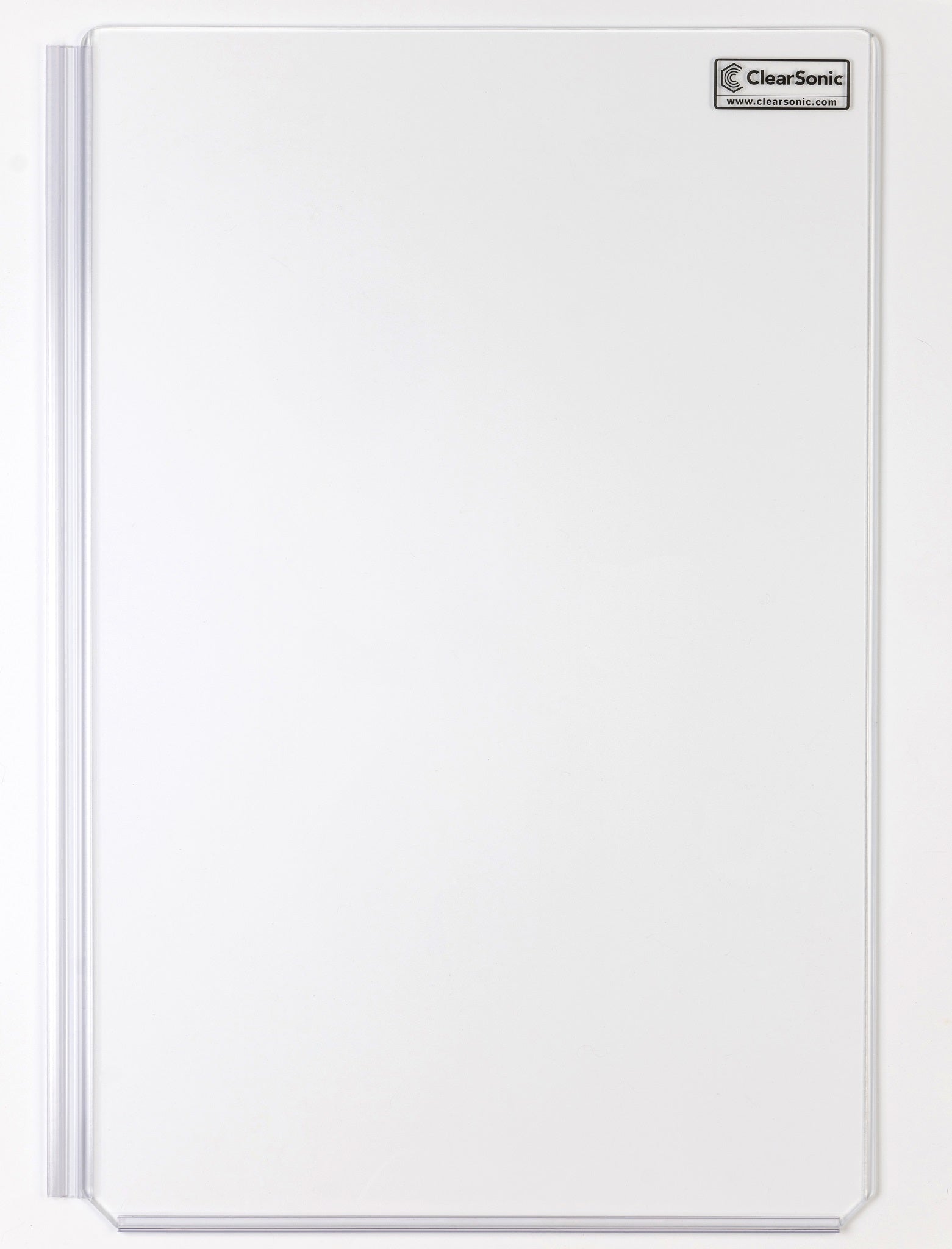 A2436x1 - 3 ft. Tall, Acrylic Amp Shield - Single Panel with Hinge for Attachment