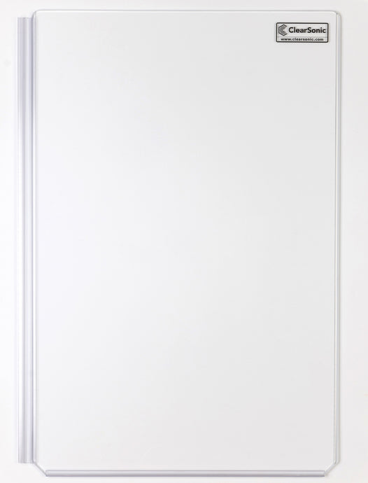 A2436x1 - 3 ft. Tall, Acrylic Amp Shield - Single Panel with Hinge for Attachment