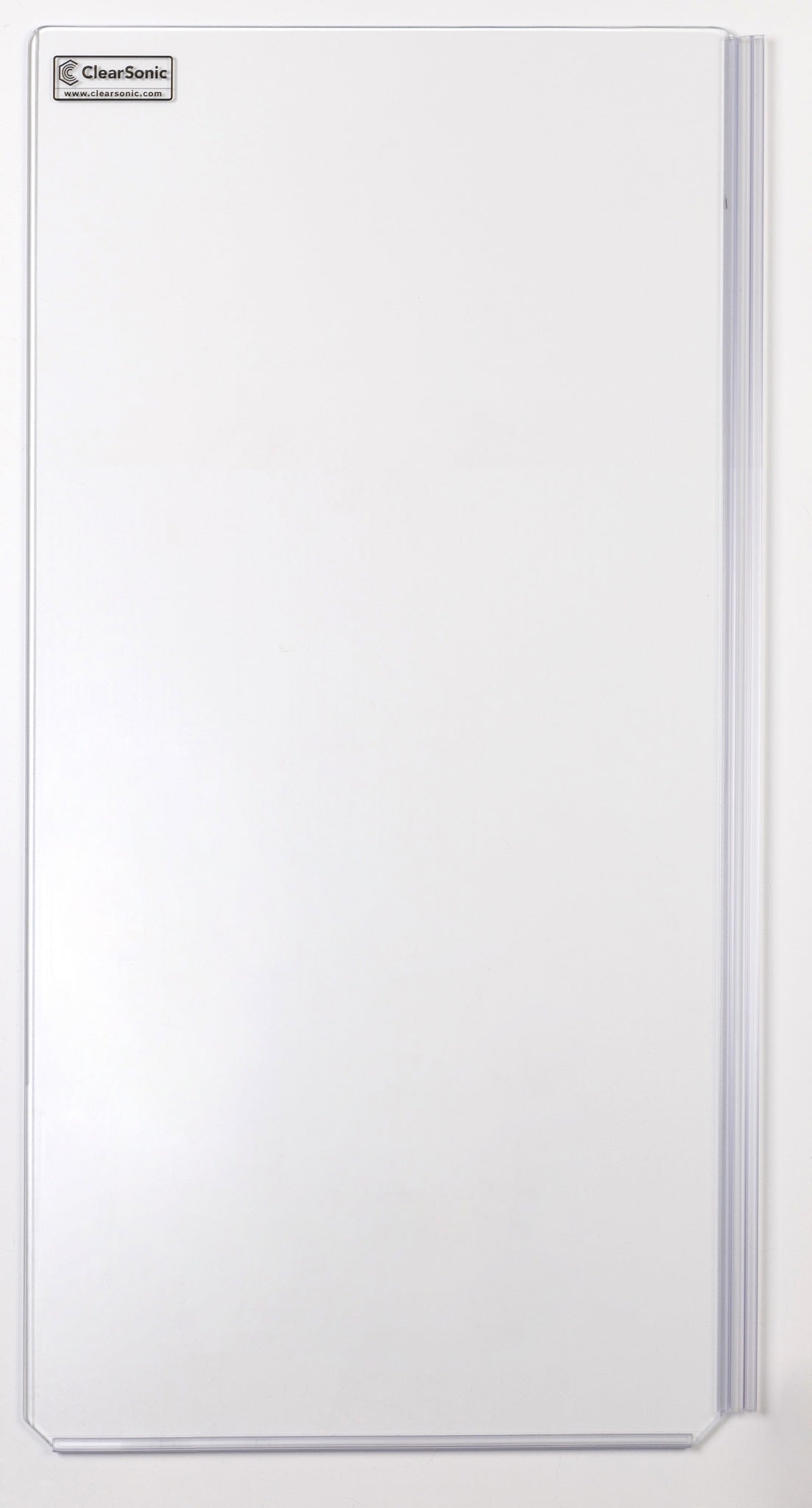 A2448x1 - 4 ft. Tall, Acrylic Drum Shield - Single Panel with Hinge for Attachment