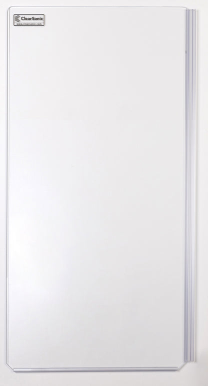 A2448x1 - 4 ft. Tall, Acrylic Drum Shield - Single Panel with Hinge for Attachment