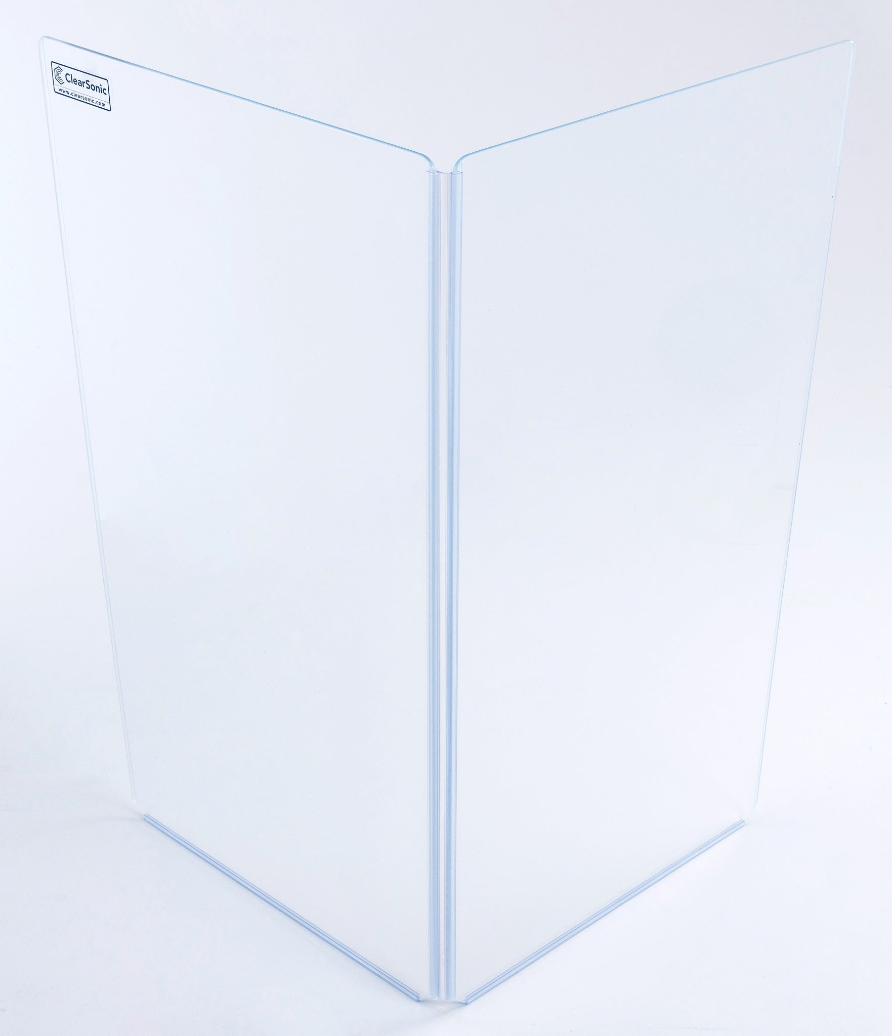 A2448x2 - 4 ft. Tall, 2-panel Acrylic Drum Shield