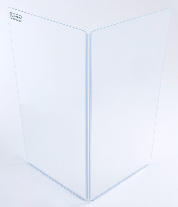 A2448x2 - 4 ft. Tall, 2-panel Acrylic Drum Shield