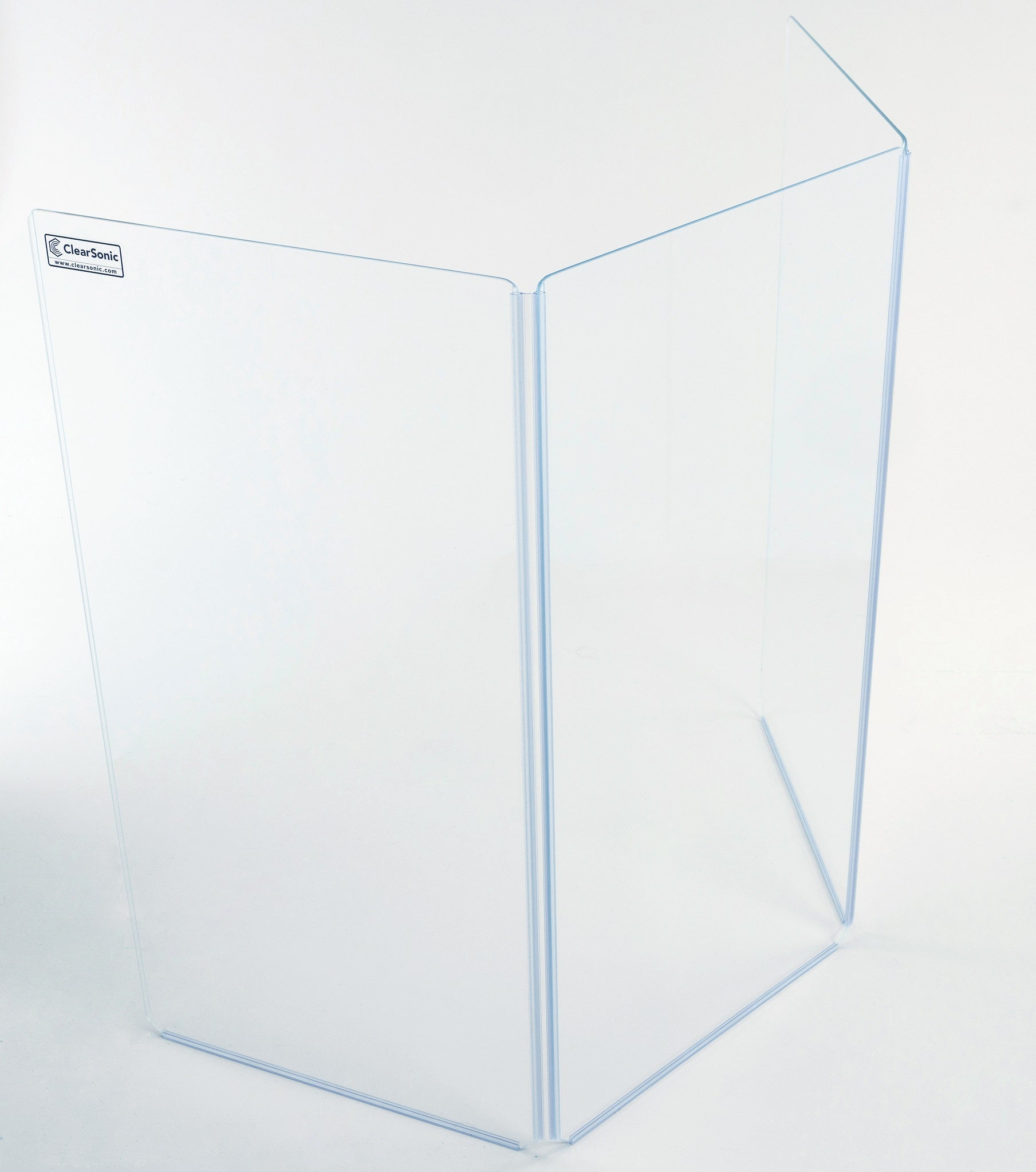 A2448x3 - 4 ft. Tall, 3-panel Acrylic Drum Shield