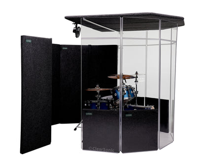 ClearSonic Drum Set Isolation Booth 