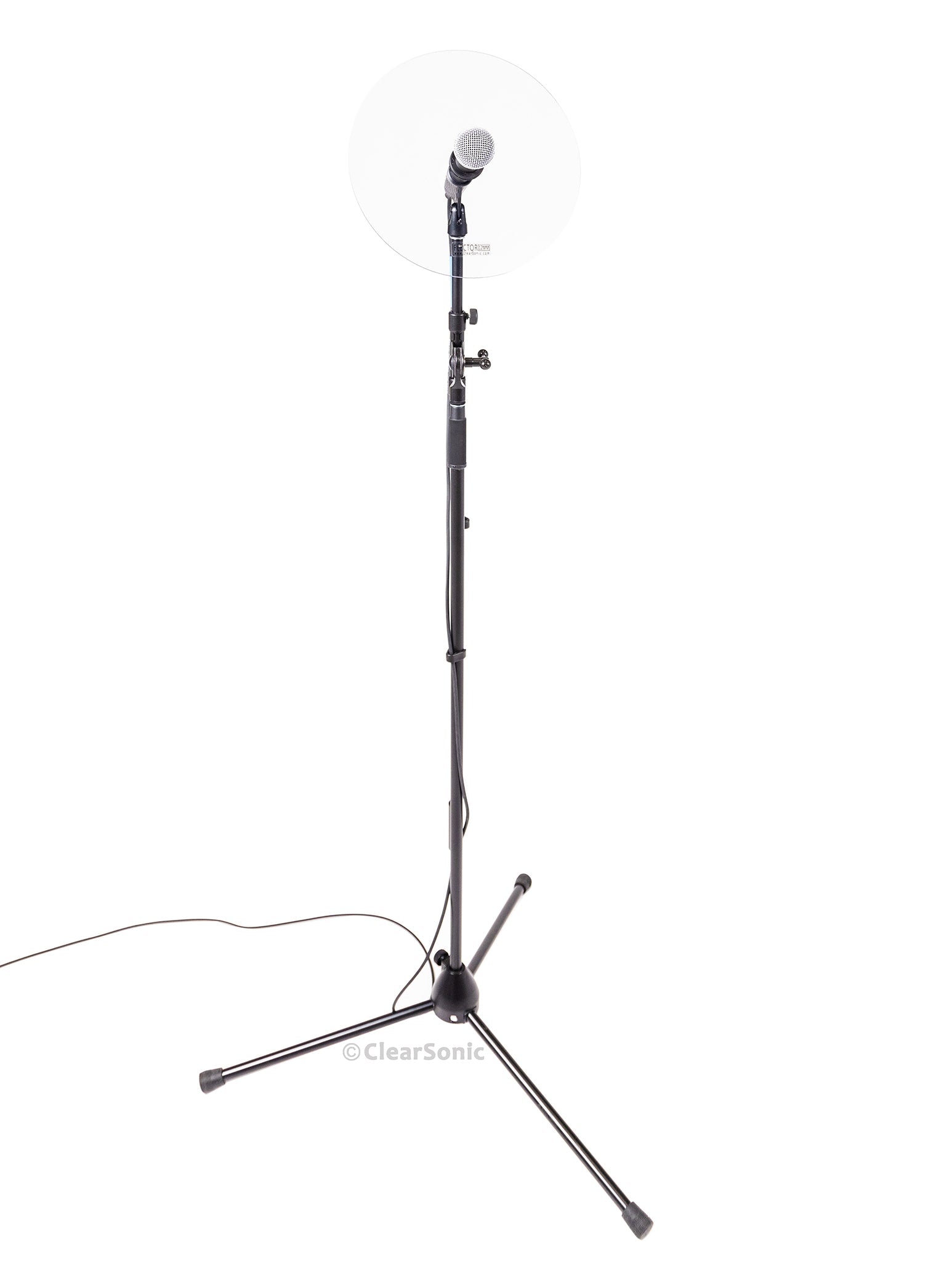 *BLEM* Flector12MM - 12-in. Round Microphone Shield - Attaches Directly to Microphone