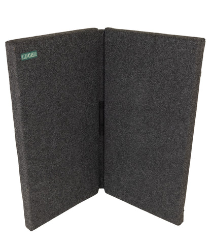 GB2448x2 | 48" L Free-standing, 2-in-1 Sound Absorption/Reflection Gobo with Carry Handle | Dark Gray