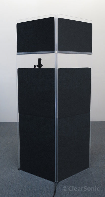 GP70 - GoboPac 70 - 4’ W x 7’ H Portable Gobo for Speech and Vocals