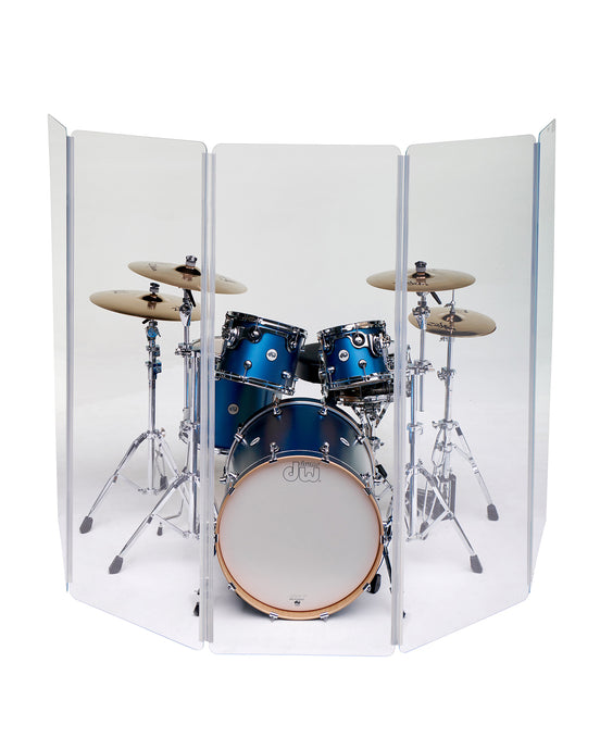 LITE2466x5 - 5.5 ft. Tall, 5-panel Economy Drum Shield - 3/16