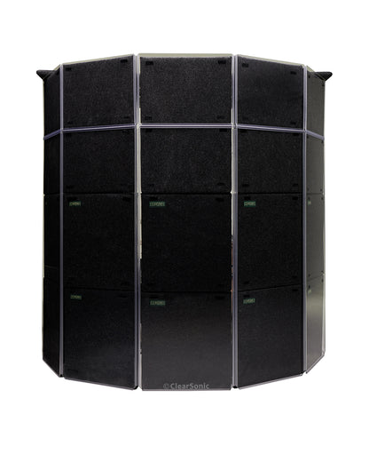 MP - MegaPac Portable Isolation Booth for Drums - 7’ W x 8’ D x 7’ H - 60-70% Volume Reduction