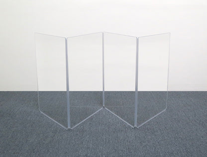 A2436x4 - 3 ft. Tall - 4-Panel Acrylic Amp Shield