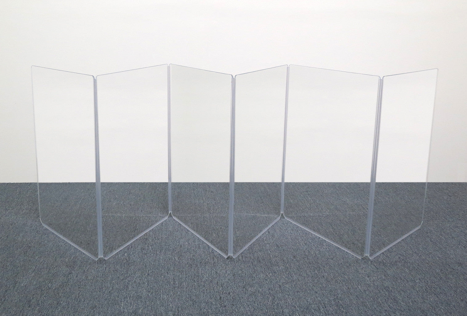 A2436x6 - 3 ft. Tall, 6-Panel Acrylic Amp Shield