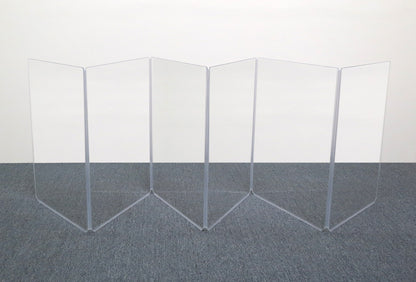 A2436x6 - 3 ft. Tall, 6-Panel Acrylic Amp Shield