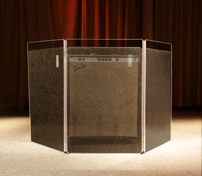 A2436x1 - 3 ft. Tall, Acrylic Amp Shield - Single Panel with Hinge for Attachment