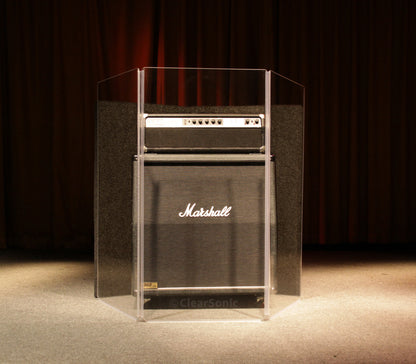 A2448x4 - 4 ft. Tall, 4-panel Acrylic Drum Shield