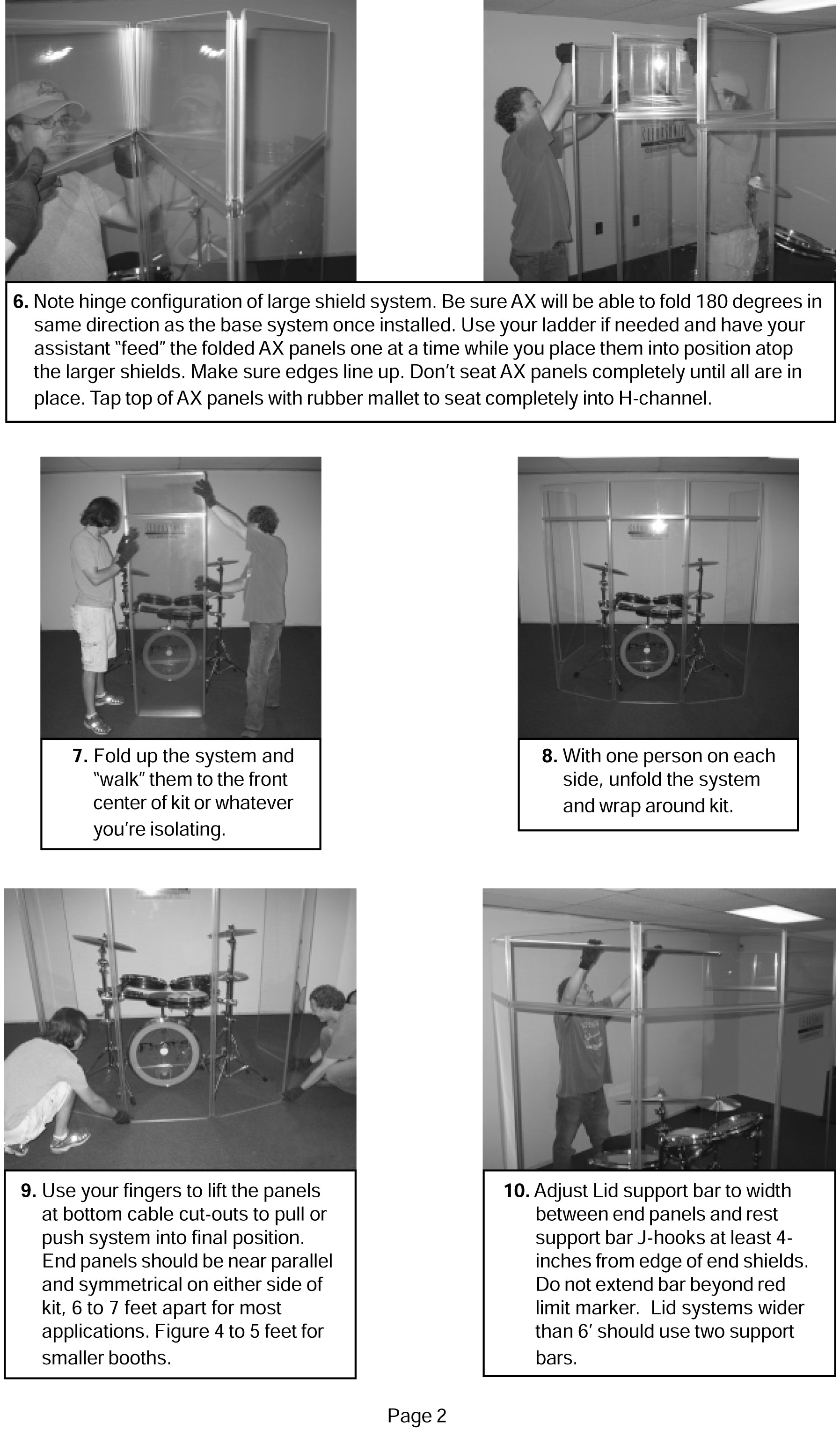 IPA - IsoPac A Portable Drum Isolation Booth | 7’ W x 9’ D x 6.5’ H | 50-60% Perceived Volume Reduction